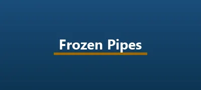 Frozen pipe repair in Brooklyn Park MN